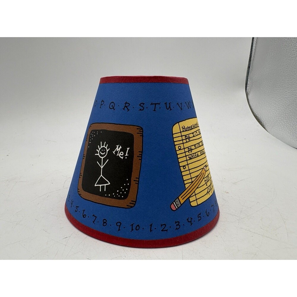 Westwater Enterprises Kids School Theme Lamp Shade ABC Chalkboard New